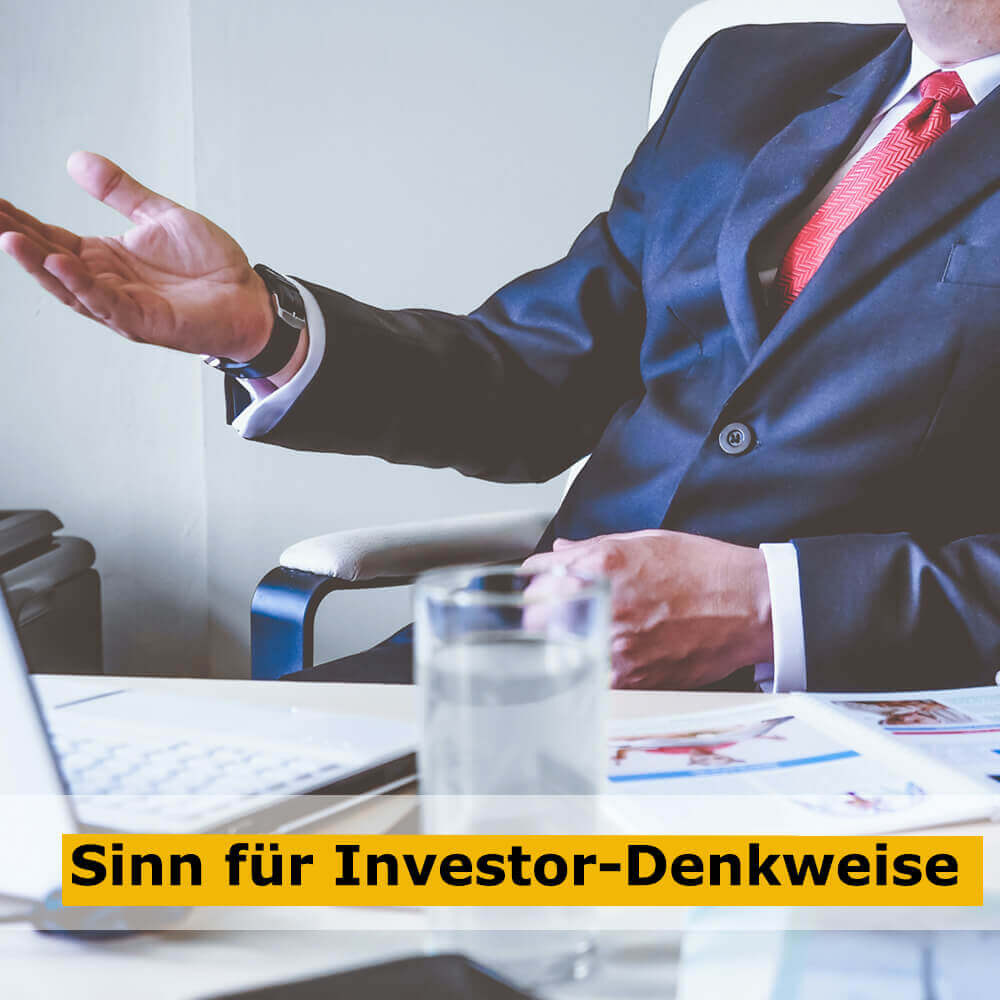 Sinn für Investor-Denkweise